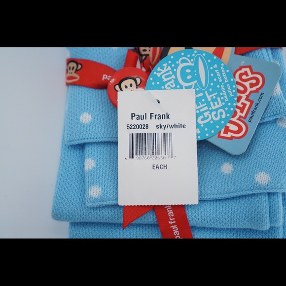 Paul Frank Julius Monkey Beanie Scarf and Button - Picture 6 of 10
